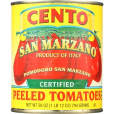 CENTO: Certified Peeled Tomatoes with Basil Leaf, 28 oz
