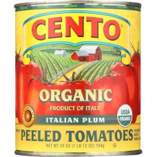 CENTO: Organic Italian Whole Peeled Tomatoes, 28 oz