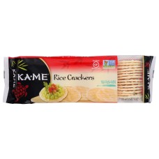 KA ME: Wasabi Rice Crackers Gluten Free, 3.5 oz