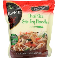 KA ME: Noodle Pack of 2 Stir Fry Thai Rice, 14.2 oz