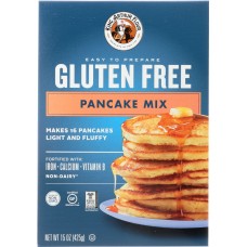 KING ARTHUR FLOUR: Gluten Free Pancake Mix, 15 oz