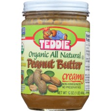 TEDDIE: Peanut Butter Creamy Organic, 16 oz