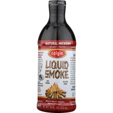 COLGIN: Liquid Smoke Natural Hickory, 16 oz