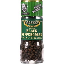 ALESSI: Whole Black Peppercorns, 1.34 Oz
