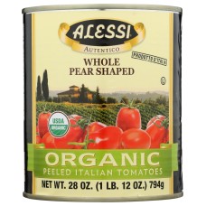ALESSI: Organic Peeled Tomatoes, 28 oz