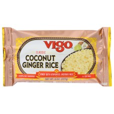 VIGO: Coconut Ginger Rice, 8 oz