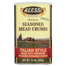 ALESSI: Seasoned Italian Style Bread Crumbs, 15 oz