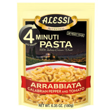 ALESSI: Arrabbiata Quick 4 Minute Pasta, 6.35 oz
