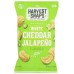 HARVEST SNAPS: Snack Selects White Cheddar Jalapeno, 4.2 OZ
