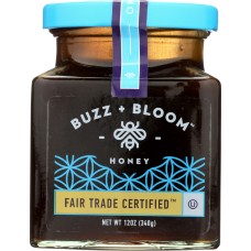 BUZZ & BLOOM: Honey Fair Trade Glass, 12 oz