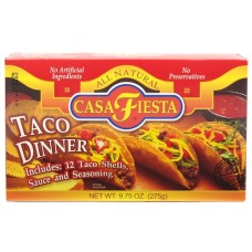 CASA FIESTA: Taco Dinner Entree, 9.75 oz