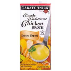 TABATCHNICK: Classic Wholesome Chicken Broth Aseptic, 32 oz