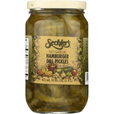 SECHLERS: Hamburger Dill Pickles No Garlic, 16 oz