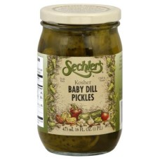 SECHLERS: Baby Dill Pickles Kosher, 16 oz