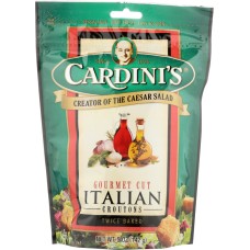 CARDINI'S: Twice Baked Gourmet Cut Italian Croutons, 5 oz