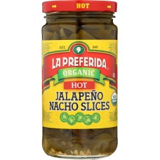 LA PREFERIDA: Organic Jalapeno Nacho Slices Hot, 11.5 oz