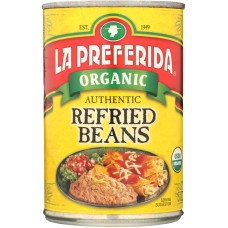 LA PREFERIDA: Organic Authentic Refried Beans, 15 oz