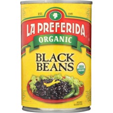 LA PREFERIDA: Organic Black Beans, 15 oz