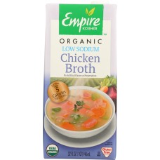 EMPIRE KOSHER: Chicken Broth Low Sodium, 32 oz