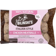BILINSKIS: Italian-Style Chicken Meatballs, 12 oz