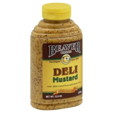 BEAVER: Deli Mustard Squeeze Bottle, 12.5 oz