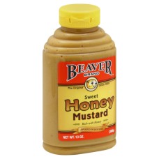 BEAVER: Honey Mustard Squeeze Bottle, 13 oz
