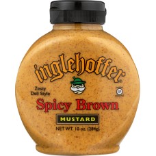 INGLEHOFFER: Mustard Spicy Brown, 10 oz