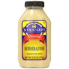 BOOKBINDERS: Prepared Horseradish, 9.75 oz