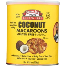 JENNIE'S: Gluten Free Coconut Macaroons, 8 oz