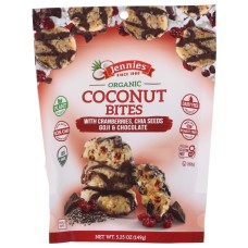 JENNIES: Organic Gluten Free Coconut Bites Goji, 5.25 oz