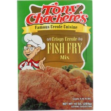TONY CHACHERES: Crispy Creole Fish Fry Mix, 10 oz