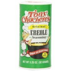 TONY CHACHERES: Original Creole Seasoning, 3.25 oz