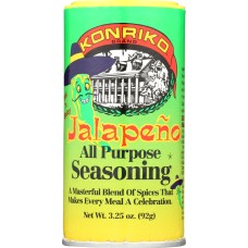 KONRIKO: Jalapeno All Purpose Seasoning, 3.25 oz