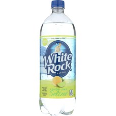 WHITE ROCK: Lemon Lime Soda Seltzer, 33.8 oz