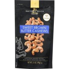 SQUIRREL BRAND: Sweet Brown Butter Cashews, 3.5 oz