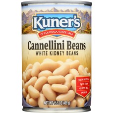 KUNER'S: White Kidney Cannellini Beans, 15 oz