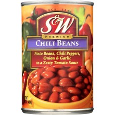 S & W: Chili Beans, 15.5 oz