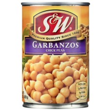 S & W: Garbanzo Beans, 15.5 oz