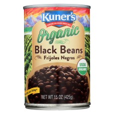 KUNERS: Organic Black Beans, 15 oz