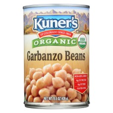 KUNERS: Organic Garbanzo Beans, 15 oz