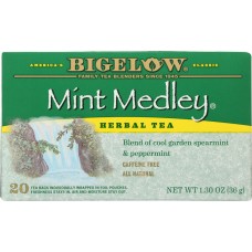 BIGELOW: Mint Medley Herbal Tea 20 Bags, 1.3 oz