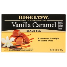 BIGELOW: Vanilla Caramel Black Tea 20 Bags, 1.82 oz