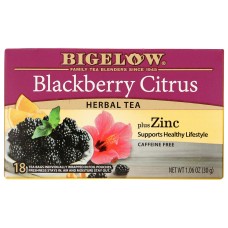 BIGELOW: Blackberry Citrus Plus Zinc Herbal Tea, 1.06 oz