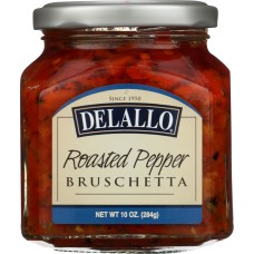DELALLO: Roasted Pepper Bruschetta, 10 oz