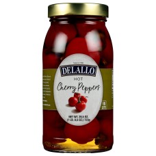 DELALLO: Red Hot Cherry Peppers, 25.5 oz
