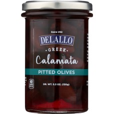 DELALLO: Pitted Calamata Olives, 5.3 oz