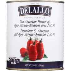 DELALLO: Tomato Imported Marzano, 28 oz