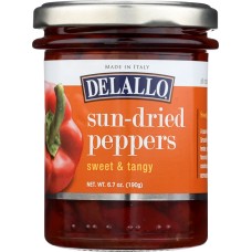 DELALLO: Pepper Sun-dried Sweet & Tangy, 6.7 oz
