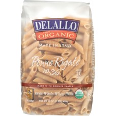 DELALLO: Organic Penne Rigate Pasta No.36, 16 oz