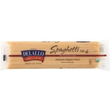 DELALLO: Pasta Semolina Spaghetti Organic, 16 oz